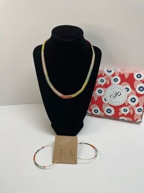 Plunder Rainbow Gradient Beaded Necklace